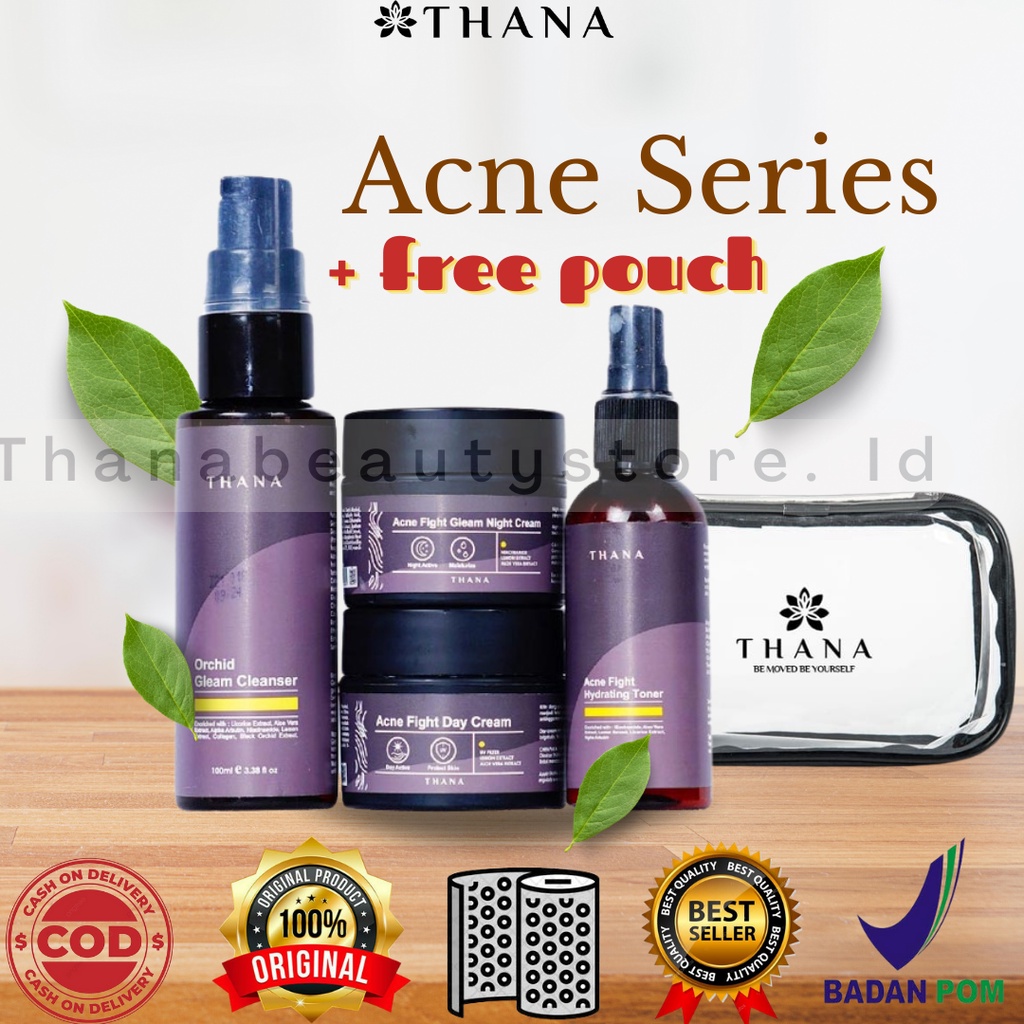 skincare thana beauty paket Acne Series jerawat AMPUH
