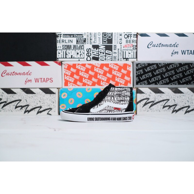 Vans X Baker SK 8 HI Pro (SEPATU VANS ORIGINAL)