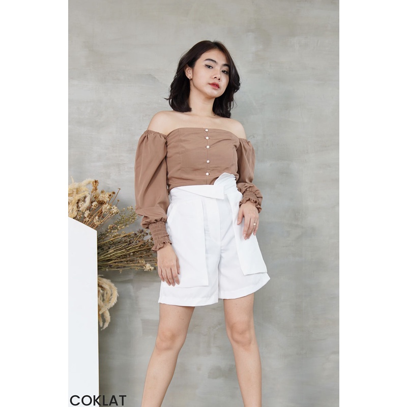 Acit Puff Blouse Atasan Top Wanita