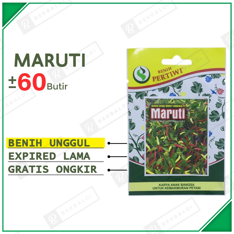 Maruti F1 Bibit Cabai Rawit Unggul Benih Cabe Rawit Setan Hibrida