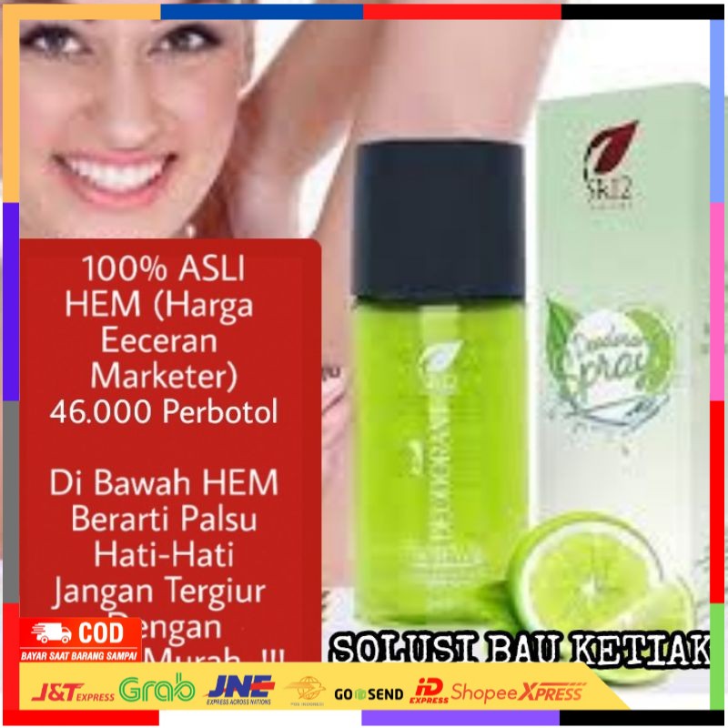 Jual SR12 DEODORANT SPRAY PREMIUM , penghilang bau ketek paling ampuh