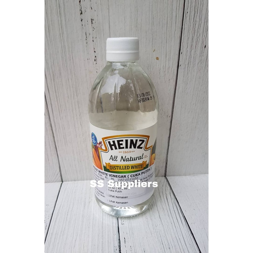 

CUKA PUTIH DISTILLED WHITE VINEGAR HEINZ 473 ML BEST SELLER