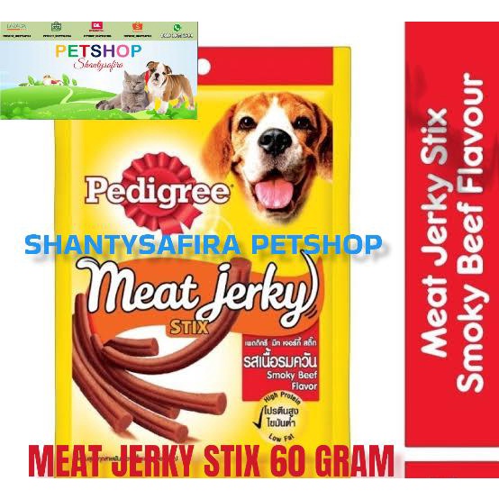 SNACK ANJING PEDIGREE MEAT JERKY STICK 60 GRAM