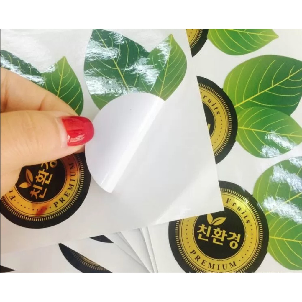 

Stiker Label Kemasan UKM Vinil Susu Plastik + Cutting A3+