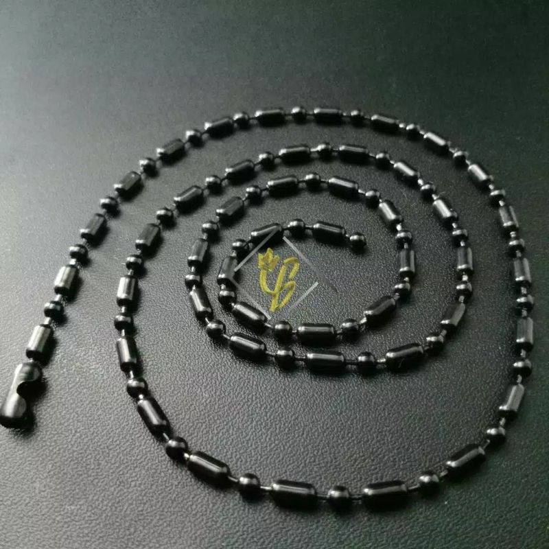 Rantai Kalung Titanium untuk LSW dan LSM MCI Warna Hitam