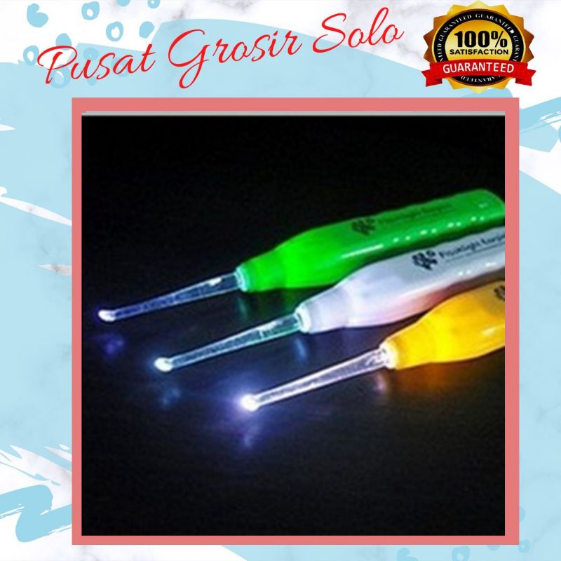 Korek kuping LED - AC 115 - Ear pick lampu alat  pembersih telinga korek kurek pengorek  kuping nyal