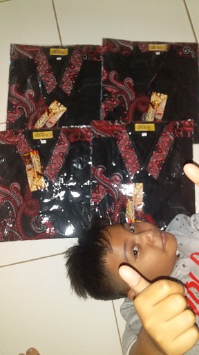Hem Batik Pria Lengan Pendek Batik Ayuk Batik Pekalongan Bayar Ditempat / Cod