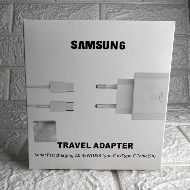 Charger Samsung Original 100% Fast Charging 45W Tipe-C to Tipe-C