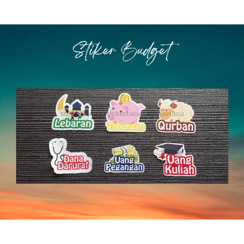 STICKER PACK | Sticker Budgeting 5x4CM