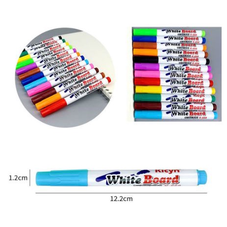 TJM VZ180 Pensil Warna Cair Rainbow Spidol Ajaib Ngapung Di Air Spidol Papan Tulis Whiteboard Marker Floating