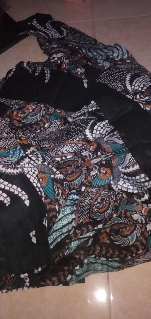 Batik Couple Keluarga Sania Ruffle Ori Ndoro Jowi Dnt Motif Madu Termurah Di Shopee