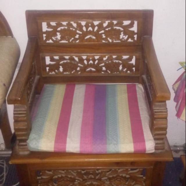 Kursi Tamu Kayu Jati preloved