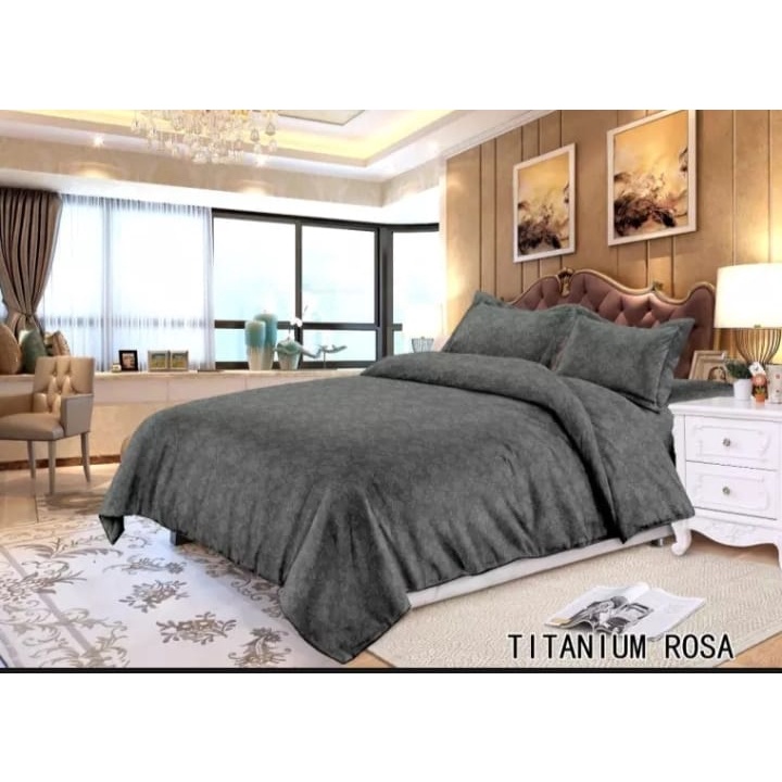 SPREI POLOS EMBOS ADEM, LEMBUT, &amp; ANTI LUNTUR BAHAN KATUN DISPERSE MIRIP BONITA