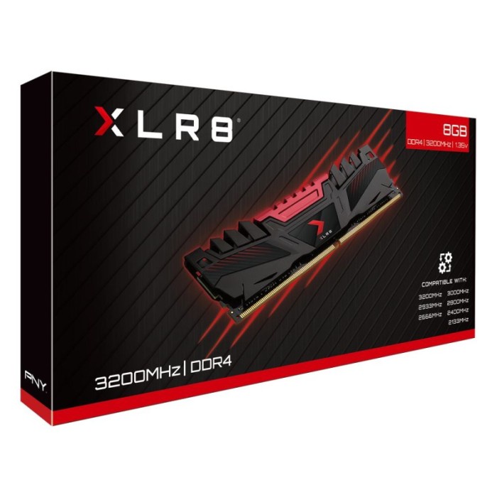 Memory RAM PNY XLR8 Longdimn 8GB DDR4 3200 MHz