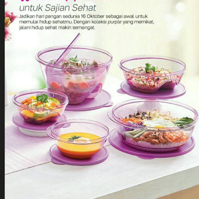 Tupperware 3s bowl set (susun,saji,simpan) produk baru