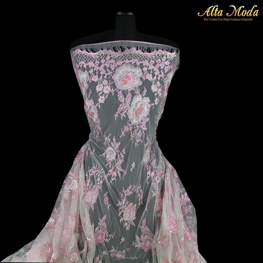 

Alta Moda Tulle Bordir Blush Bunga Pink (1Pcs)