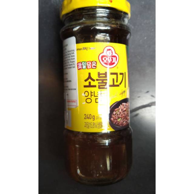 

Ottogi bulgogi korea 240gr