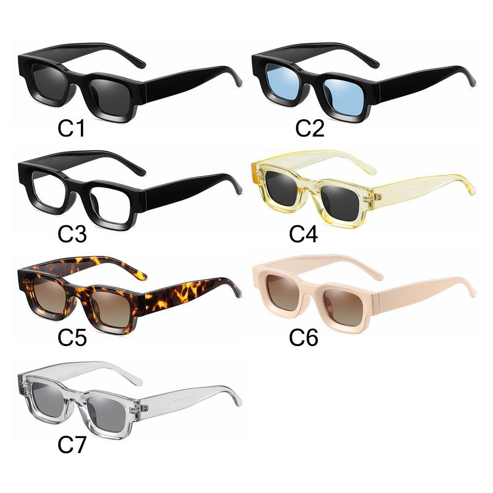 Suyo Kacamata Polarized UV400 Bentuk Kotak Kecil Gaya Retro Untuk Pria
