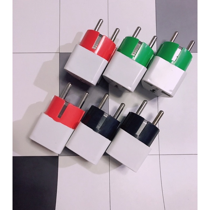 Over Steker Adaptor 3 Kaki Travel Adapter ke 2 Universal / Over Steker kaki tiga 3 jadi kaki dua 2