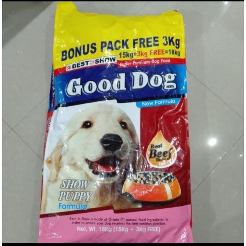 BEST IN SHOW GOOD DOG PUPPY 18KG makanan anak anjing-GOJEK