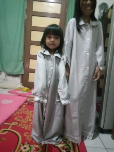 Baju Gamis Nibras Sarimbit Couple Kapelan Seragam Lebaran