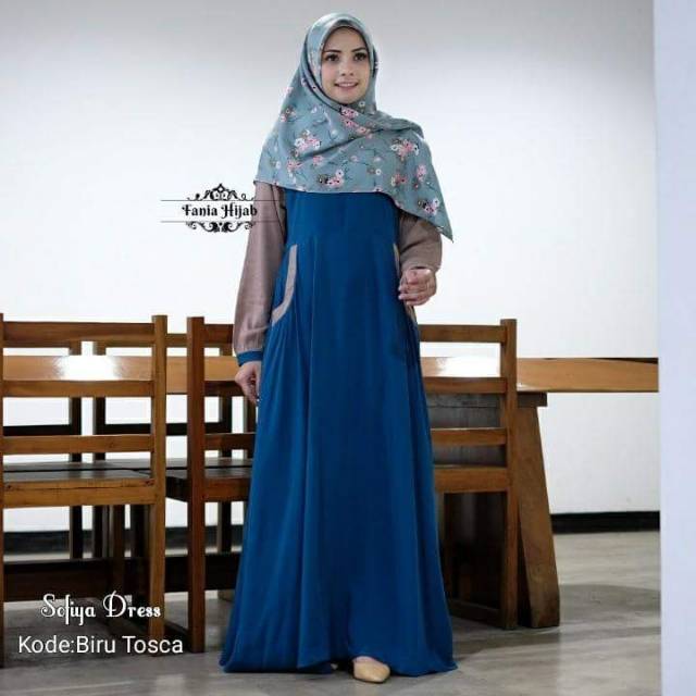 Sofiya dress /gamis sofiya /gamis polos