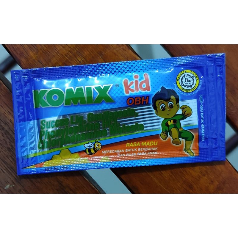 Komix OBH Kids Sachet / Batuk Berdahak / Pilek / Rasa Madu