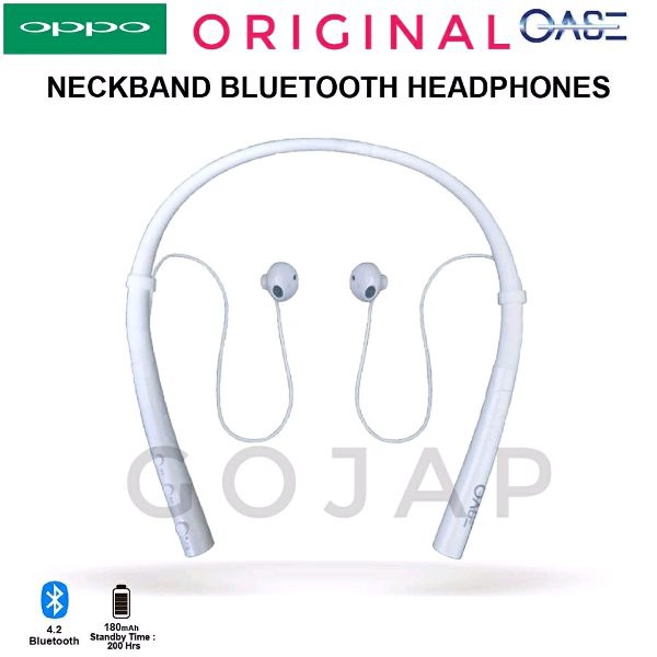 Oppo Headset Bluetooth Original Headphone Sport Kalung OASE