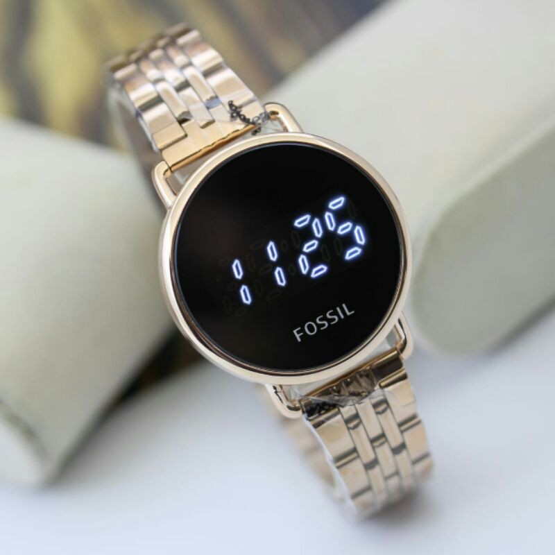 OSC COD JAM TANGAN MURAH WANITA FSL TOUCHSREEN LED E6105 FREE BATERAI BISA COD