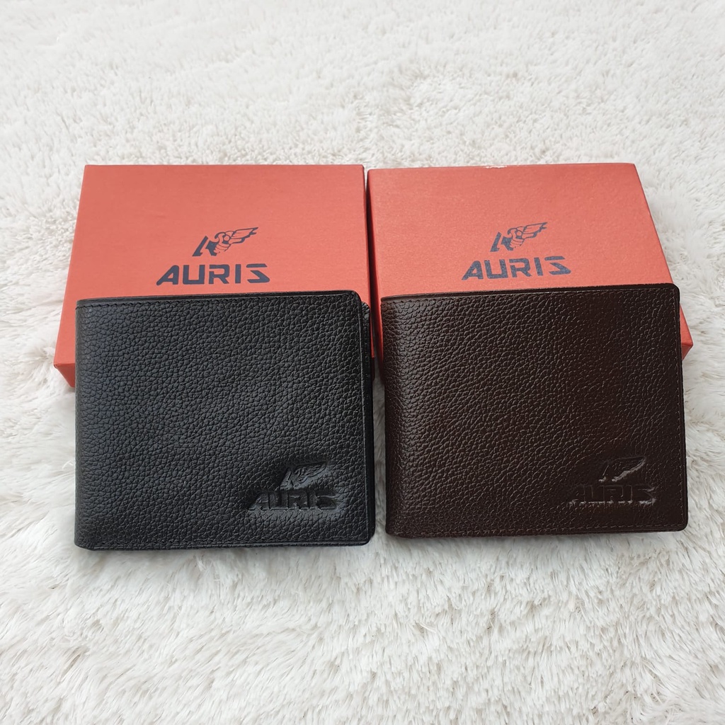 Auris Dompet Pria Kulit Asli Mill Soft Dompet Lipat Cowok Pria Kulit Sapi Asli Lembut Auris Original 48022