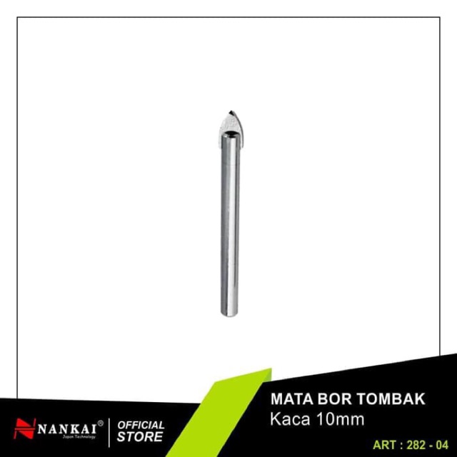 Mata Bor Kaca Tombak 10mm Nankai