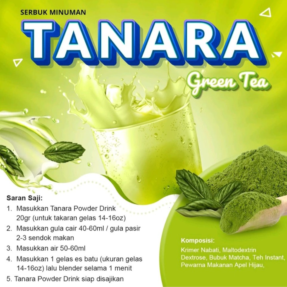 

Bubuk Green Tea 500gr - Serbuk Minuman Teh Hijau - Gudang bubuk