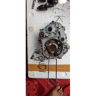 crankcase block blok kalter krengkes mesin kiri Honda c70 original
