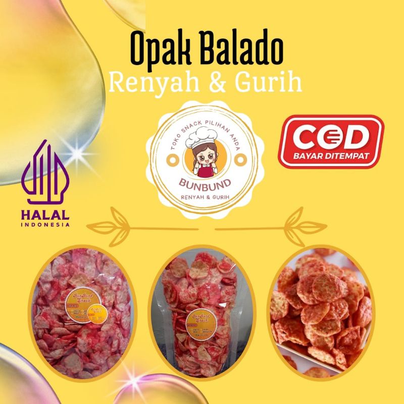 

Opak Balado | Opak balado renyah pedas manis