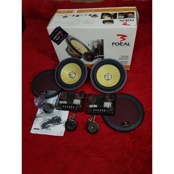 Speaker Split 2 Way Focal K2 Power 165 KR2 6.5 inch