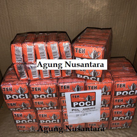 

Teh Seduh Cap Poci Coklat 10 x 8 gr