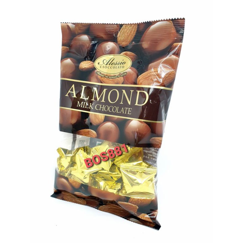 Jual Alessio Almond Milk Chocolate 250g Shopee Indonesia 1927