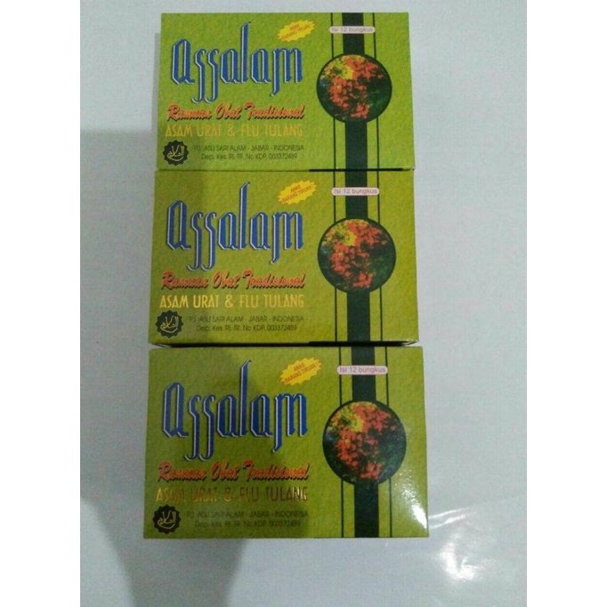 

BISA COD ASSALAM | ASSALAM HERBAL ASAM URAT | OBAT ASAM URAT ORIGINAL /OBAT HERBAL ASAM URAT/OBAT HERBAL PELANGSING/OBAT HERBAL KOLESTEROL/OBAT HERBAL DIABETES