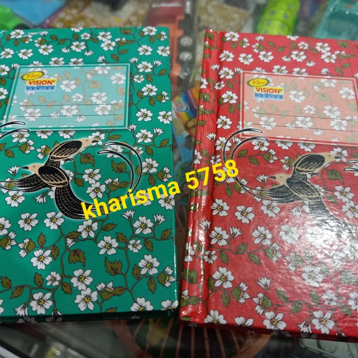 

Buku Hard Cover Octavo Kecil Vision 100Lembar