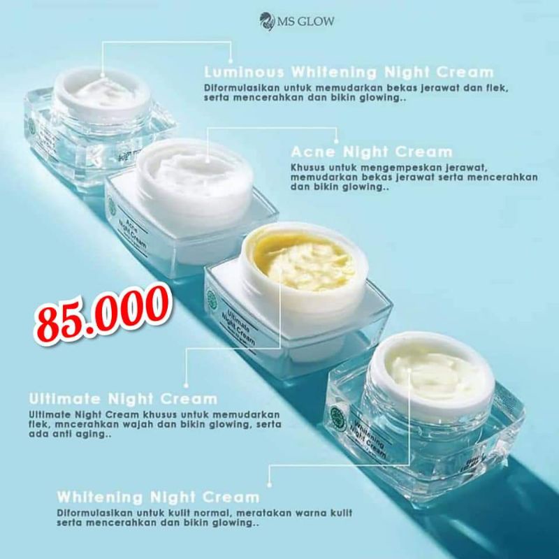 Krim Malam Ms glow
