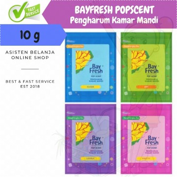 BAYFRESH Bay Fresh Pop Scent Popscent Pengharum Kamar Mandi Toilet Clean Pretty Lovely Joy 10g 10gr