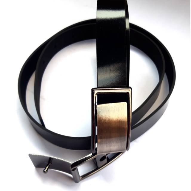 Gesper Cewe Ikat Pinggang Pria Pala Jepit Silet Pala Cantol Gesper Kepala Silet Ukuran 3,5cm