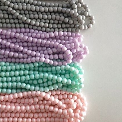 Mutiara Doff Pastel 8mm (ada 4 pilihan warna)