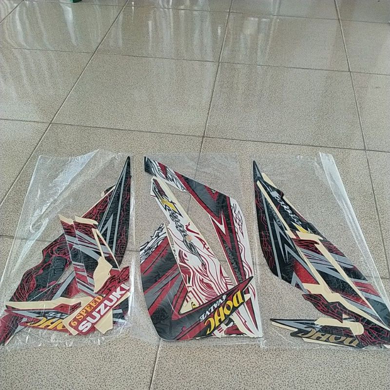 Striping Satria FU tahun 2011