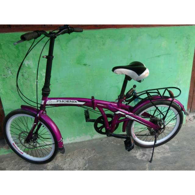 Sepeda Lipat second phoenix dobel cakram