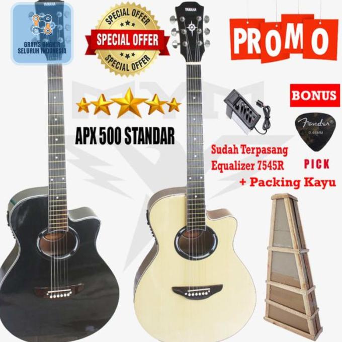 Bebas Ongkir - Gitar Akustik Elektrik Apx 500Ll Custom Premium Kinaarhaship