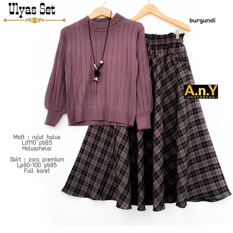 ULYAS SET / OSHIN SET BY ANY STORE / SETELAN RAJUT