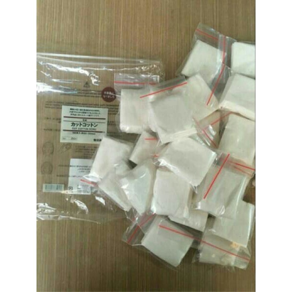 kapas MUJI organic 60x50 repack 10 pads