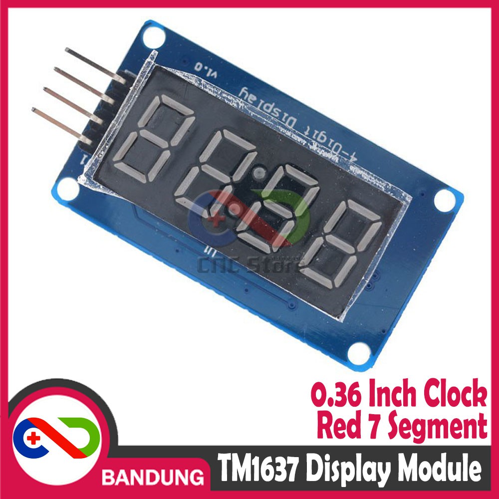 TM1637 DISPLAY MODULE FOR ARDUINO 7 SEGMENT 0.36INCH CLOCK RED 4 DIGIT DISPLAY SEVEN SEGMENT