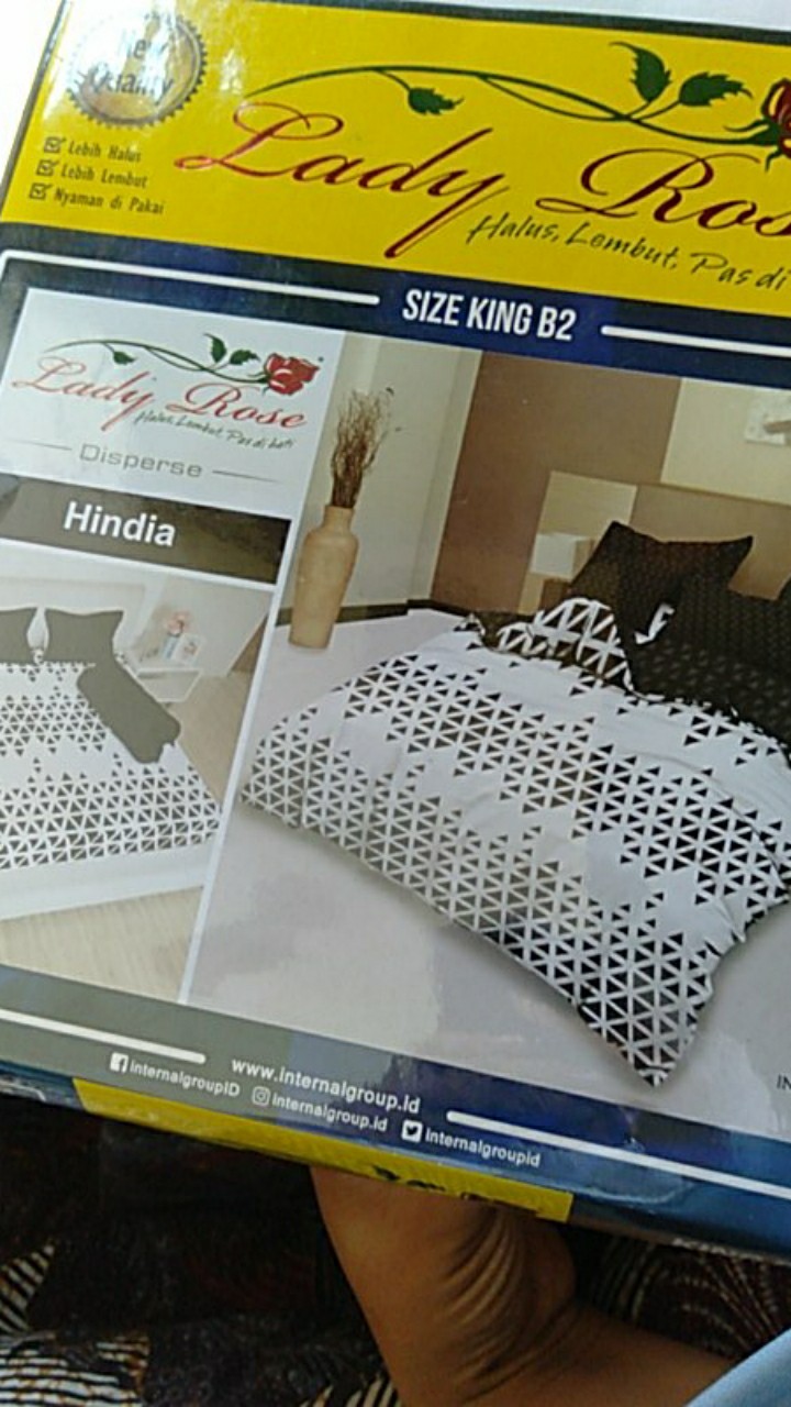 Rc Sprei Lady Rose Falt King Ukuran 180x200 Banyak Motif Dewasa